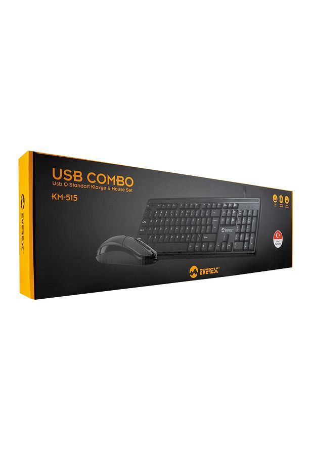 Km-515 Usb Combo Q Klavye/mouse Set Siyah - 2