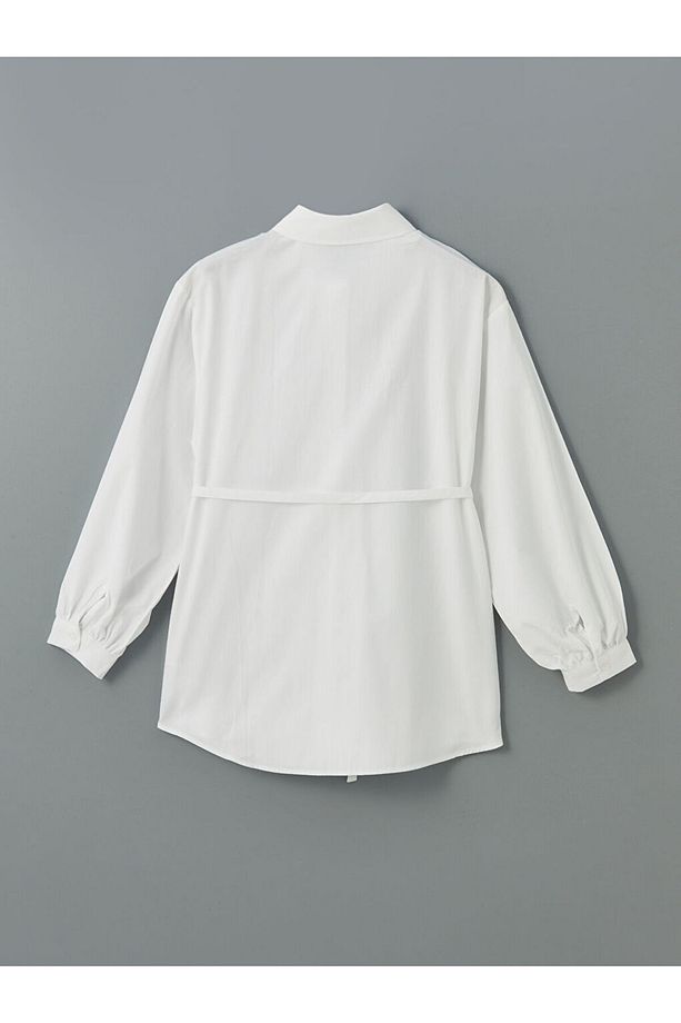 LCW Modest Oversize Poplin Kadın Gömlek Tunik - 2