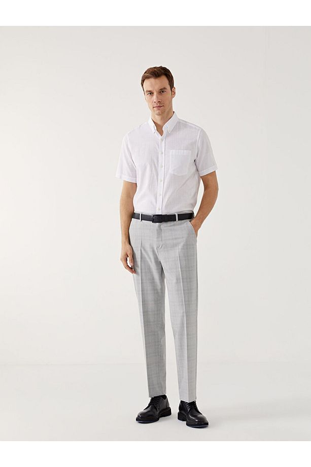 LCWAIKIKI Classic Regular Fit Kısa Kollu Poplin Erkek Gömlek - 4