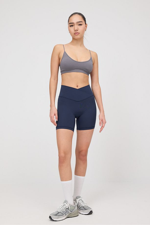 Çapraz Bel Spor Şort Tayt TYT0069-S9 - 1