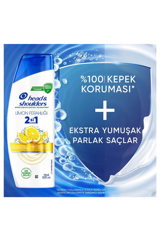 Limon Ferahlığı 2si1 Arada Şampuan 300 ml - 4