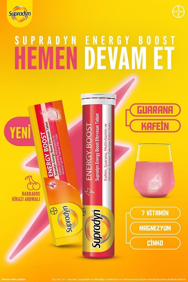 Energy Boost Taef 15 Efervesan Tablet 3 ADET - 2