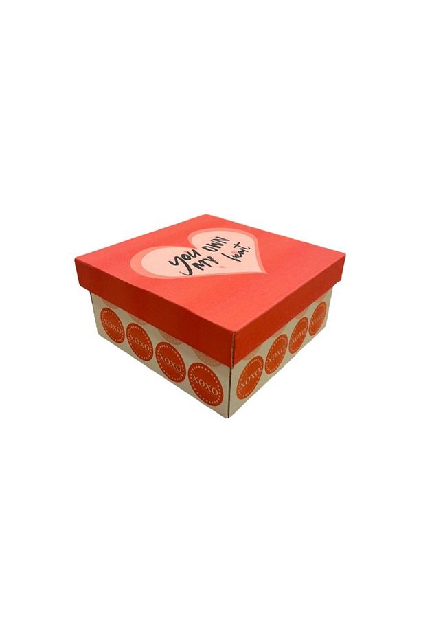 You Own My Heart Sevgililer Günü Hediye Kutusu 17x17x9cm 1 Adet - 1