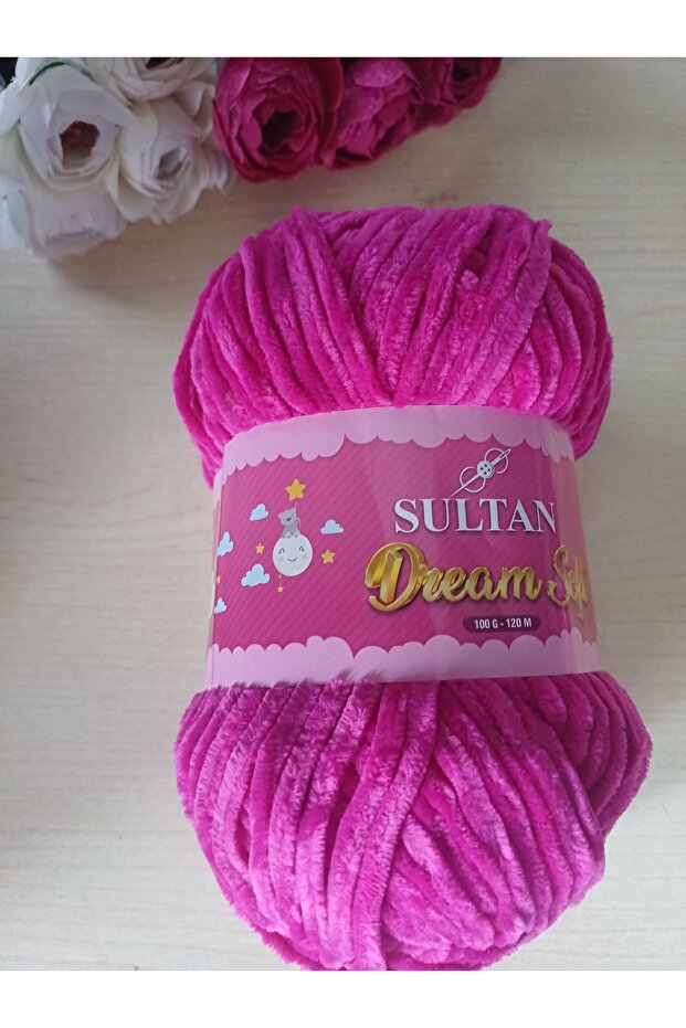 dream soft kadife ip canlı pembe - 3