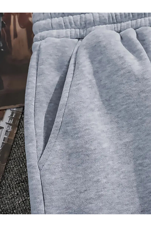 Gülen Surat Baskılı 2'li Şort Unisex Yazlık Rahat Basic Şort - 5