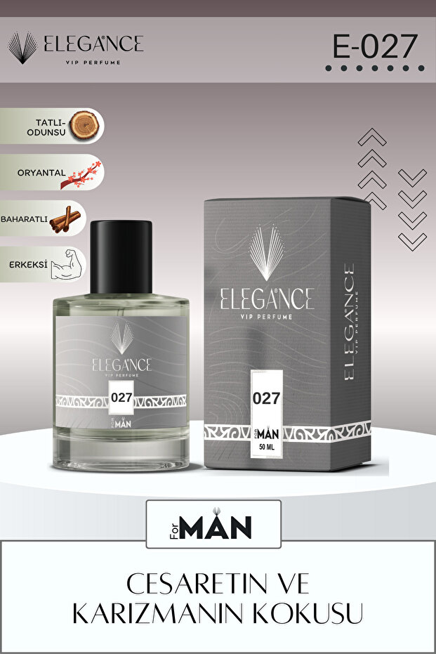 Silver E-027 Eau De Parfum For Men. - 1
