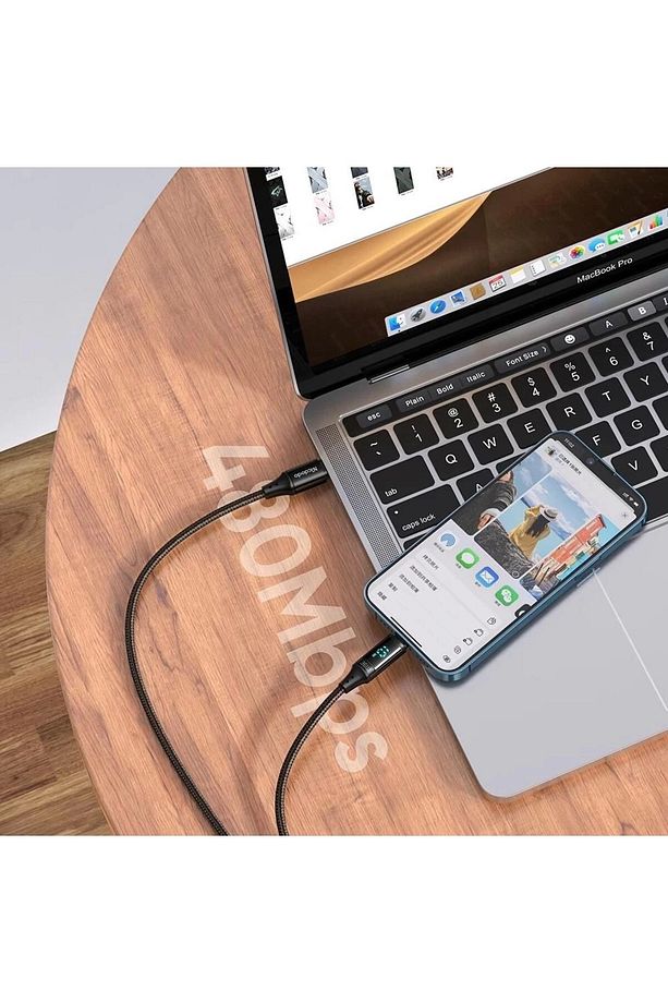 Ca-1030 36w Pd Typec Iphone Dijital Ekranlı Hızlı Data Şarj Kab - 6