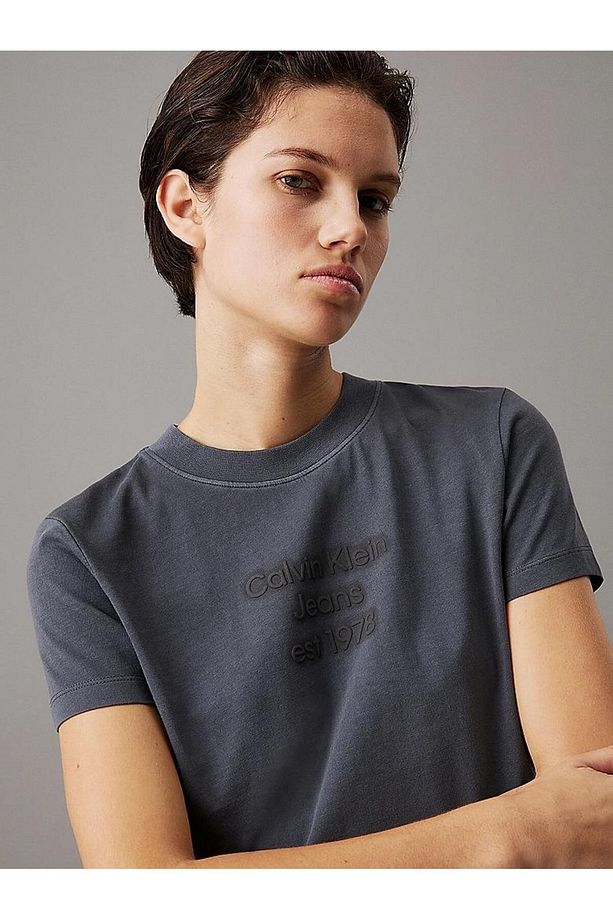 WASHED PUFF PRINT BABY TEE - 3