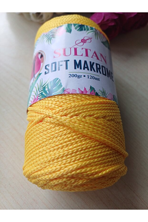 soft makrome sarı 1607 - 2