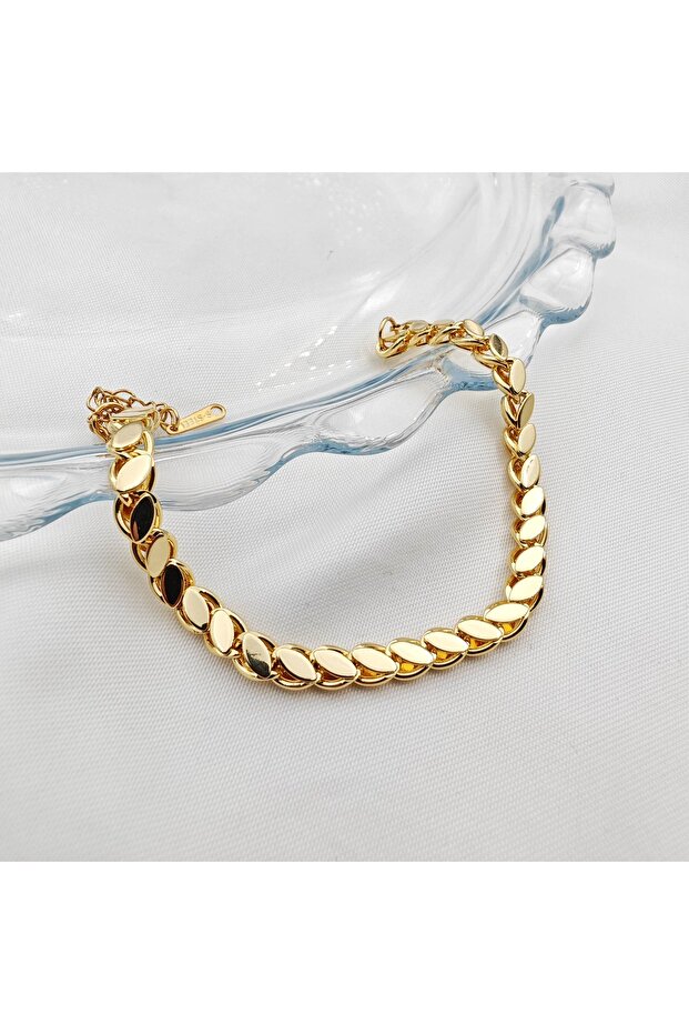 Stainless Steel 22 cm Barley Bracelet