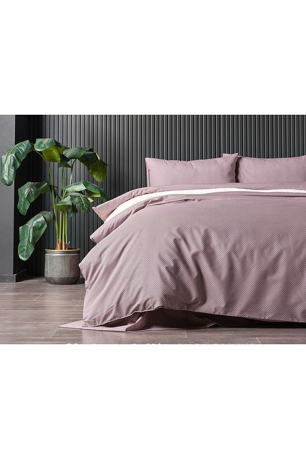 Pure Touch Nevresim Takımı Tek Kişilik Gül Kurusu - 1
