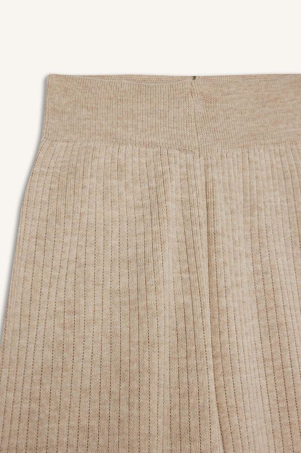 Relax Fit Triko Pantolon Geniş Bol Paça Basic Düz Esnek Belli E2940ax24wn - 8