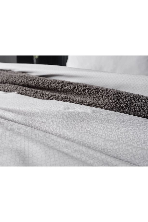 Pure Touch Nevresim Takımı Çift Kişillik Açık Gri - 4