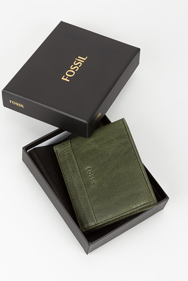 Kutulu Hakiki Deri Haki Yatay Erkek Cüzdan El Portföyü - 8