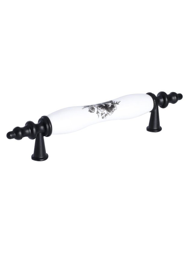 (9,6cm)Porselen Cover Handle Cabinet Drawer Children Furniture Kitchen Bathroom Handle Handle Kulb Asos96Mm-Stk027