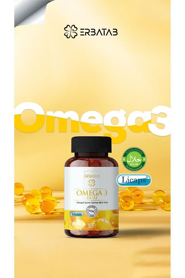 Omega 3 Balık Yağı 33/22 60 Kapsül Licaps® - 3