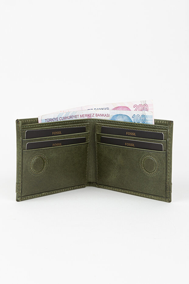 Kutulu Hakiki Deri Haki Yatay Erkek Cüzdan El Portföyü - 2