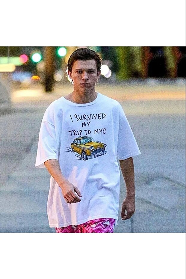 White Color Unisex I Survived My Trip T-Shirt