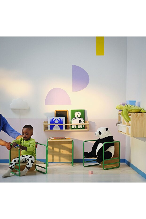 çocuk sandalyesi, yeşil - 3