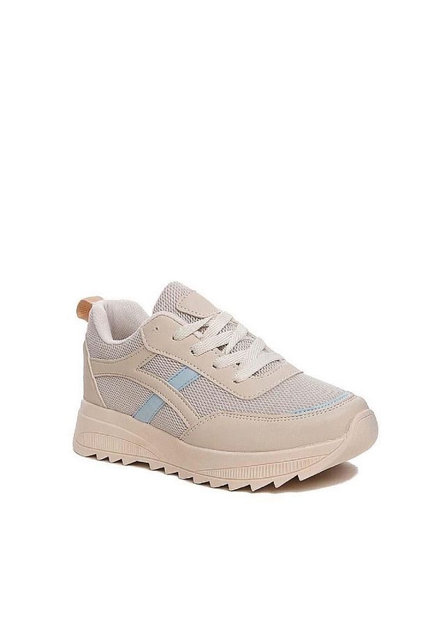 Yüksek Taban Bağcıklı Anatomik Rahat Taban Günlük Sneaker Spor Ayakkabı - 3