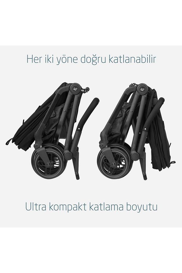 Maxi-Cosi Leona2-Cabriofix I-Size Tek Elle Katlanabilen Ultra Kompakt Çift Yönlü Seyahat Sistem Bebe - 7