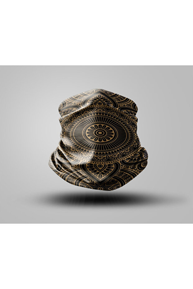 Mandala Design Biker Buff Mask Outdoor Neck Collar Unisex Bandana