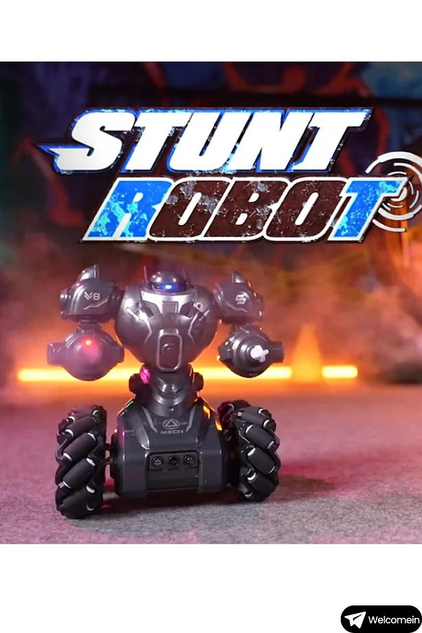Oyuncak Buhar Atan Robot 2.4 Ghz Full Fonksiyon Uzaktan Kumandalı 4x4 El Sensörlü Akrobat Araba - 3