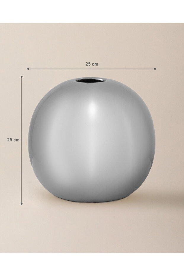 Dahlia Vazo - Silver - 2