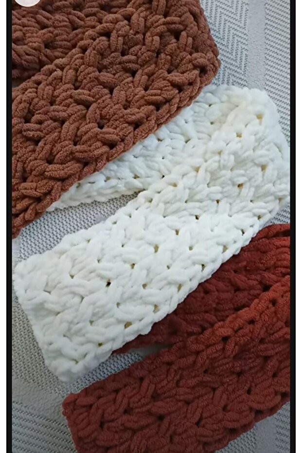 Puffy atkı el örgüsü - 3