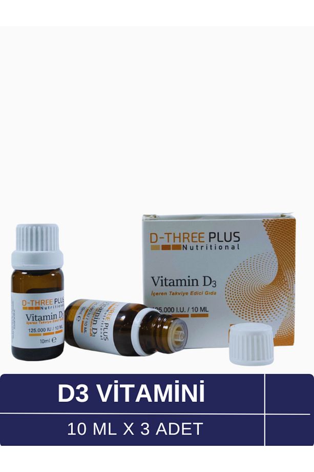 D-THREE PLUS D3 vitamin 3'lü Set - 1
