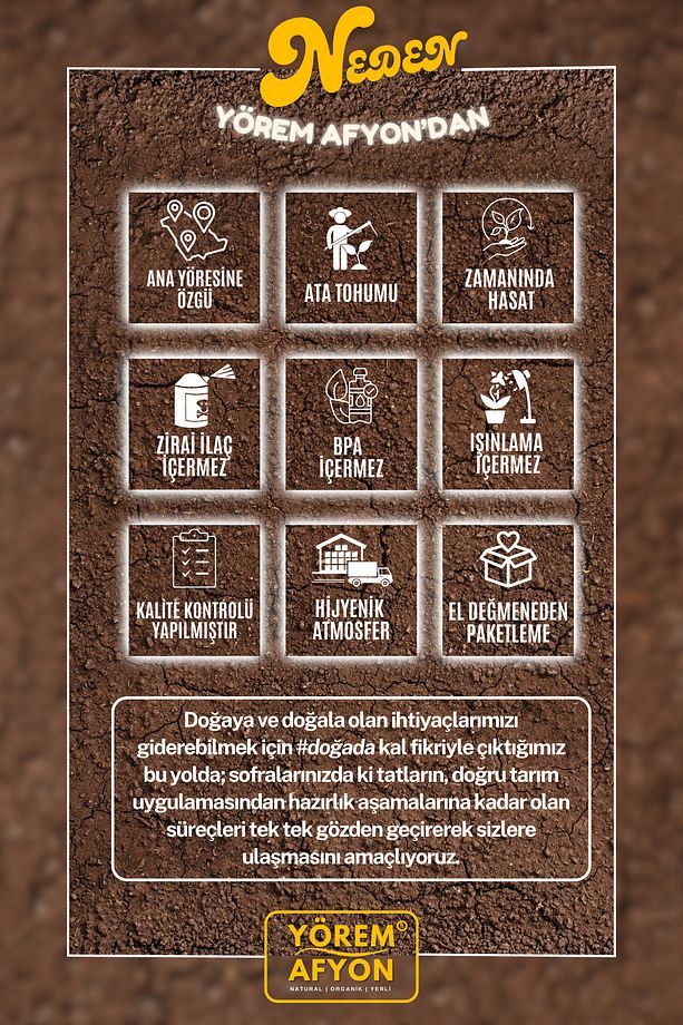 Yörem Afyon Meşhur Afyonkarahisar Güneşte Kurutulmuş Ev Tipi Taneli Buğday Nişastası | 1000gr. - 6