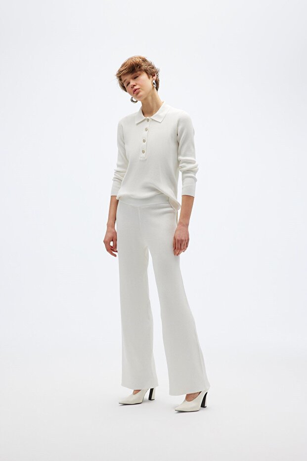 Triko Ekru Pantolon - 3
