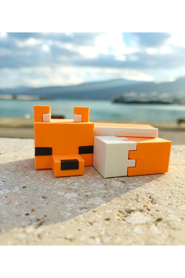 Uyuyan Tilki Figür - 1