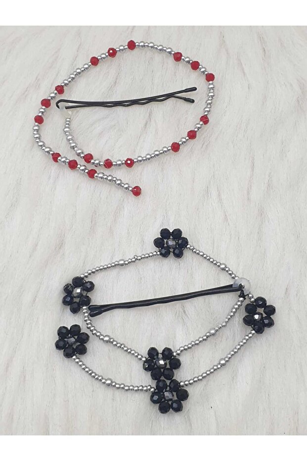 2-Piece Evening Hair Bead-Buckle Set-Kids Gift-Special Design Gift-Graduation Buckle