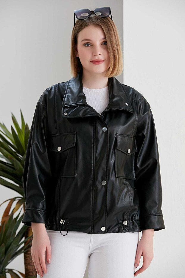 kadın deri ceket - 2