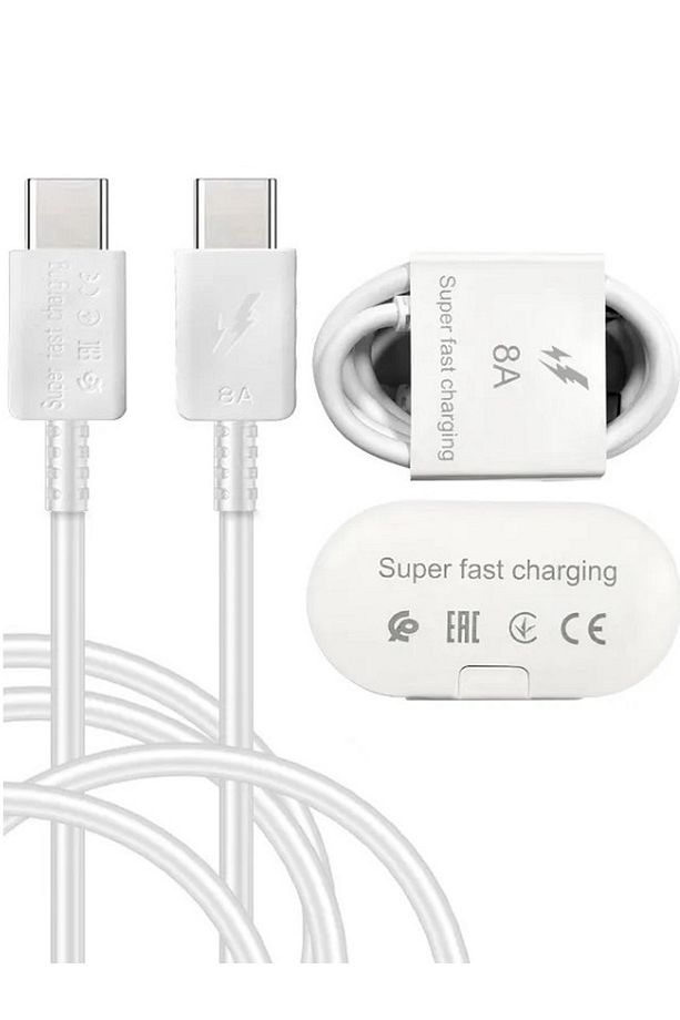 Samsung Uyumlu 8 Amper Hızlı Şarj Kablosu S22 Ultra S22 Plus S22 Type-c to Typce-c Kablo - 1