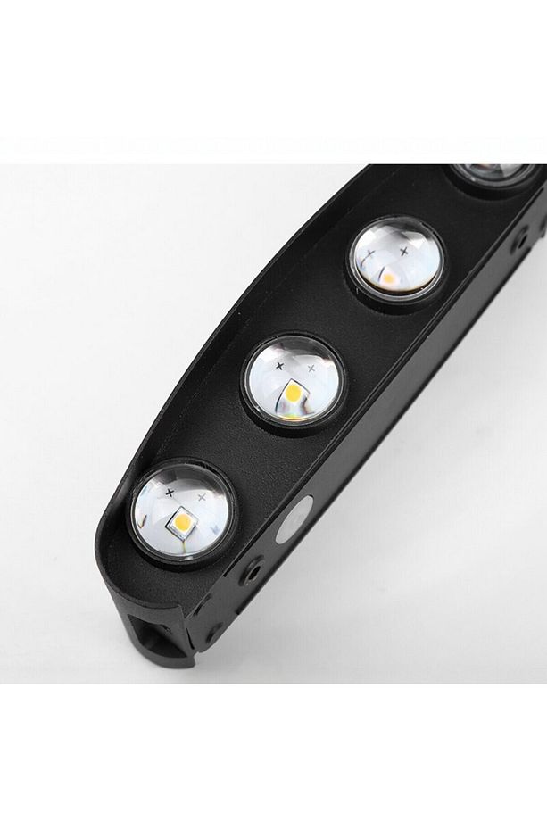 15w Dekoratif Çift Yönlü Aydınlatma 8'li Led Aplik Duvar Lambası Cata Kapri Amber Renk Duvar Apliği - 5