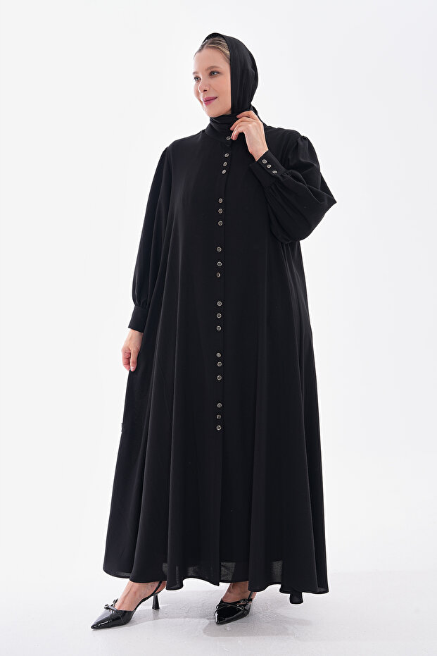 Mevlana Ferace Special Design Front Buttoned I 42--44 Size Length 1.50 cm