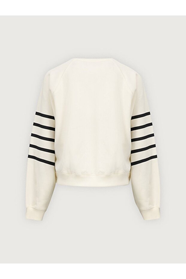 Beyaz Sweatshırt - 2