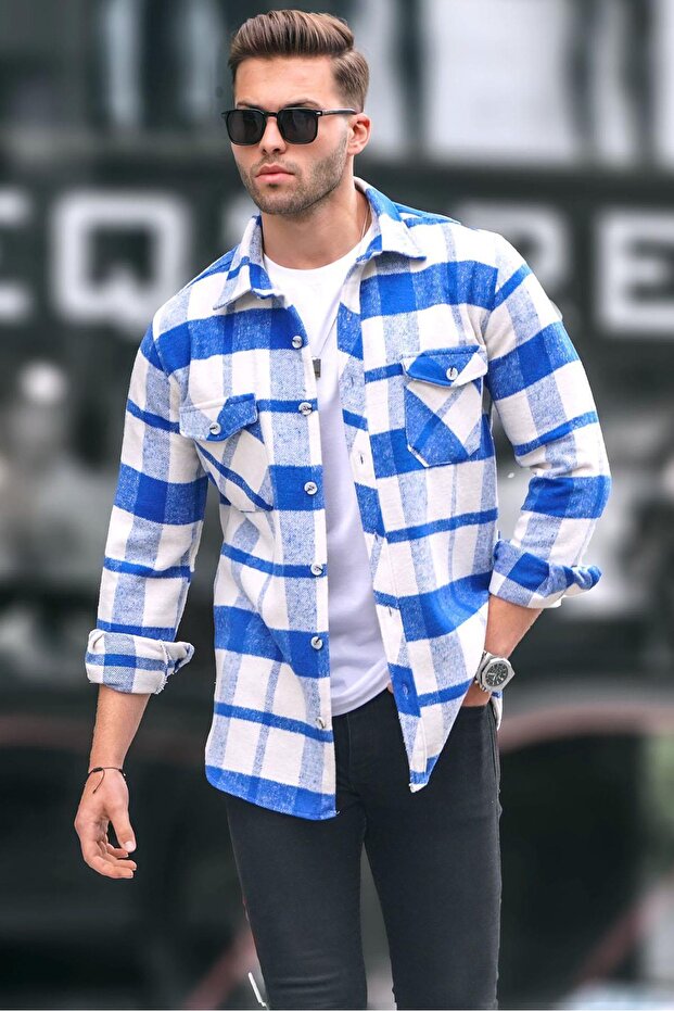 Blue Regular Fit Lumberjack Shirt 4950