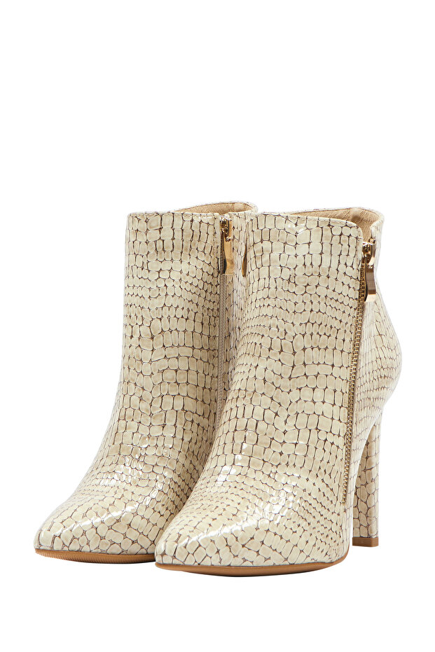 Stiefelette aus Glattleder - 5