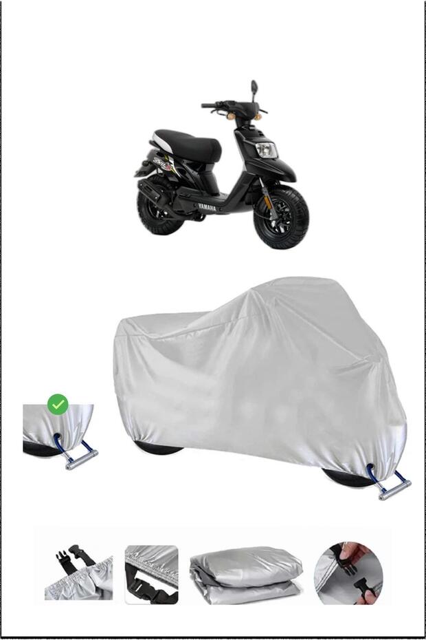 Yamaha Bw'S50 Lock Compatible Waterproof Durable Motorcycle Tent-Gray