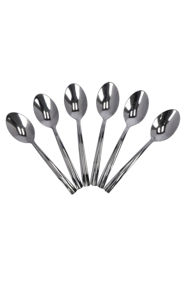 6pcs Tea Spoon Set, 14cm Stainless Steel Teaspoons, DC1944