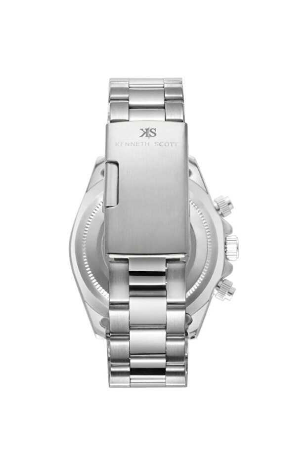 ساعة رجالية متعددة الوظائف بمينا سوداء - K23123-SBSB - 3