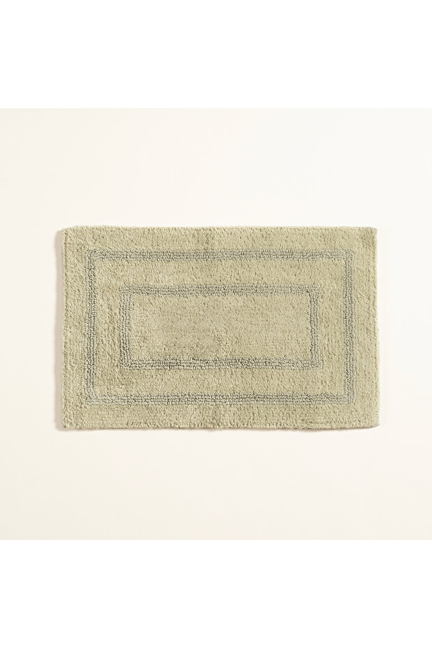 Solid Green Bath Mat 70X120 cm