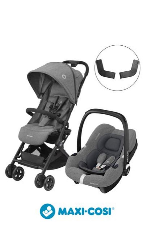 Maxi-cosi Lara2-cabriofix I-size Tek Elle Katlanabilen Kompakt Seyahat Sistem Bebek Arabası Grey - 1