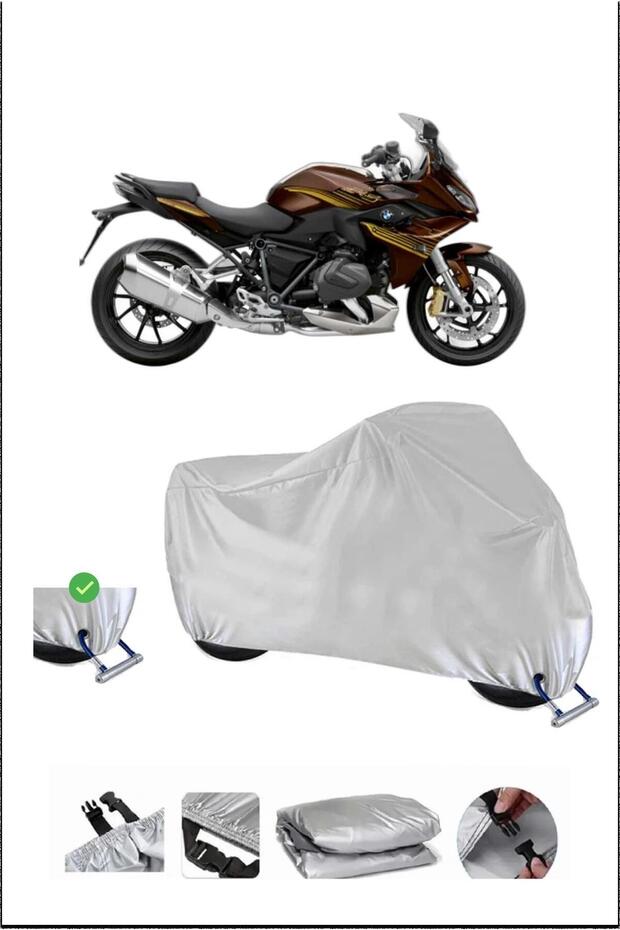 Bmw R1250Rs Lock Compatible Waterproof Durable Motorcycle Canvas-Gray