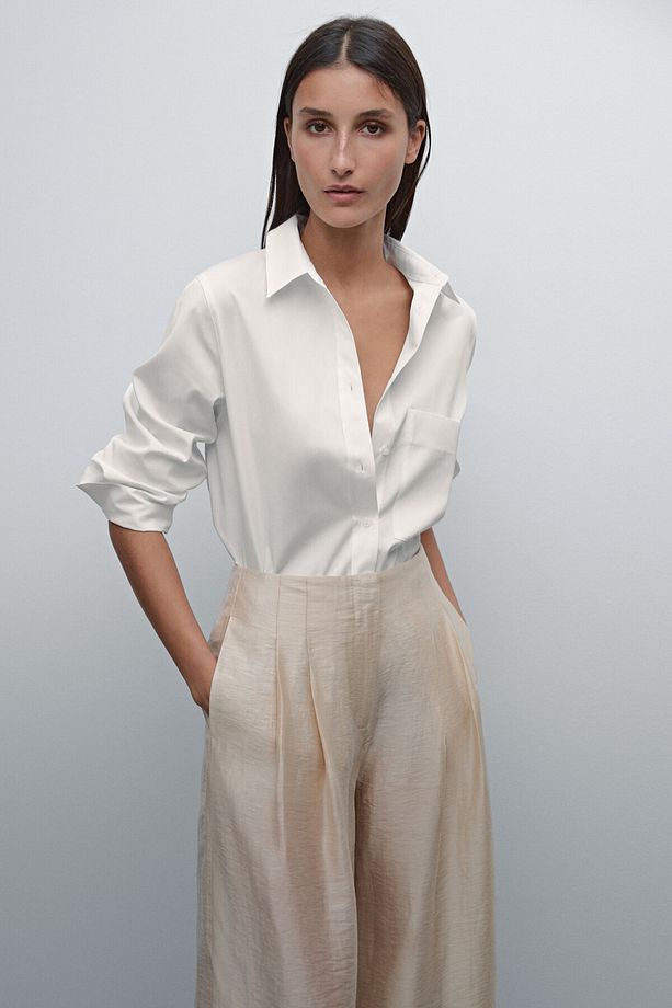 Fluid tweezers trousers with wool - 3