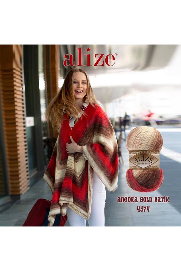 Angora Gold Batik El Örgü İpi 1 Adet Renk Kodu: 8023 / Metraj: 100 gr - 550 m - 4