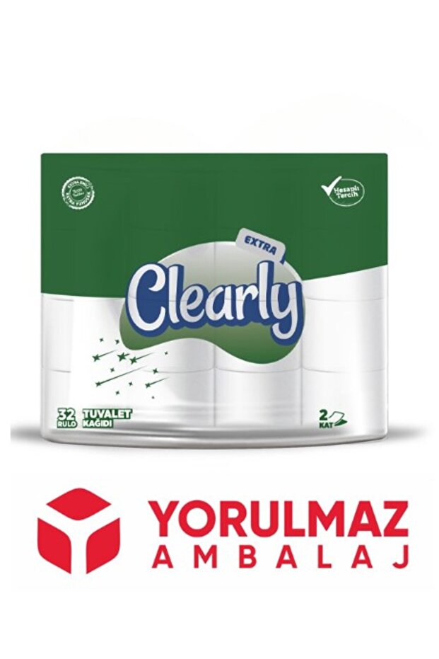 CLEARLY EXTRA TUVALET KAĞIDI ÇİFT KATLI 32 Lİ - 1